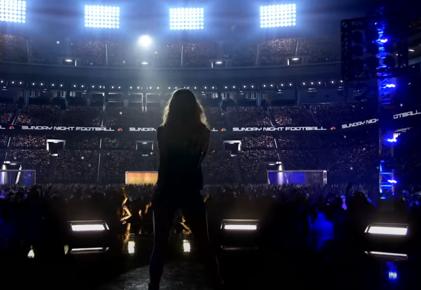 A screenshot of the TV show Sunday Night Football