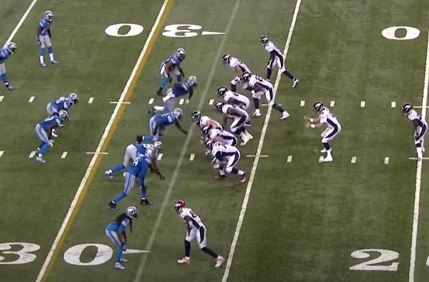 A screenshot of the TV show Sunday Night Football