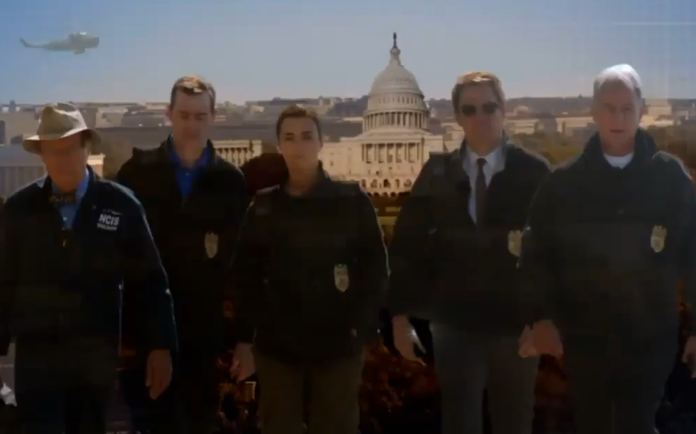 A screenshot of the TV show NCIS