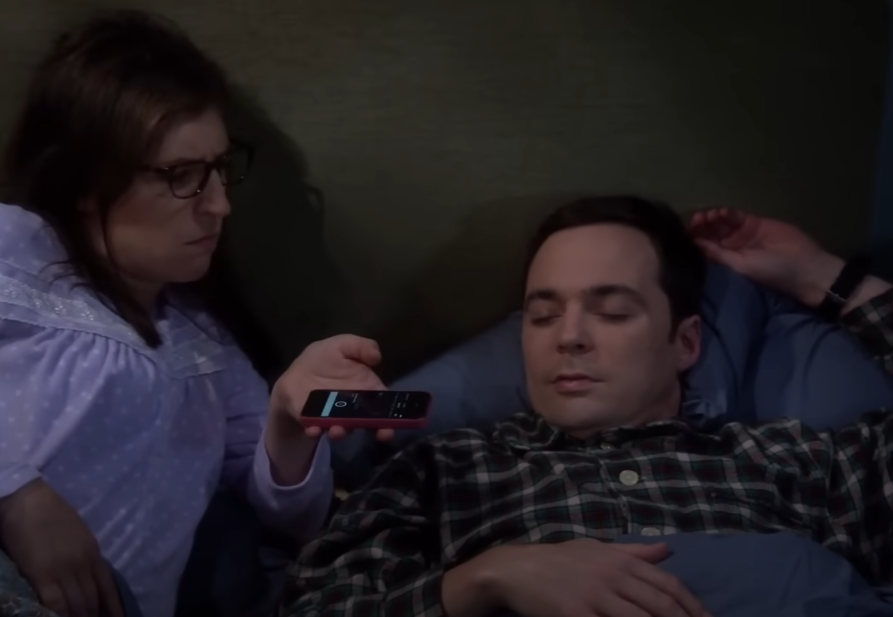 A screenshot of the TV show The Big Bang Theory