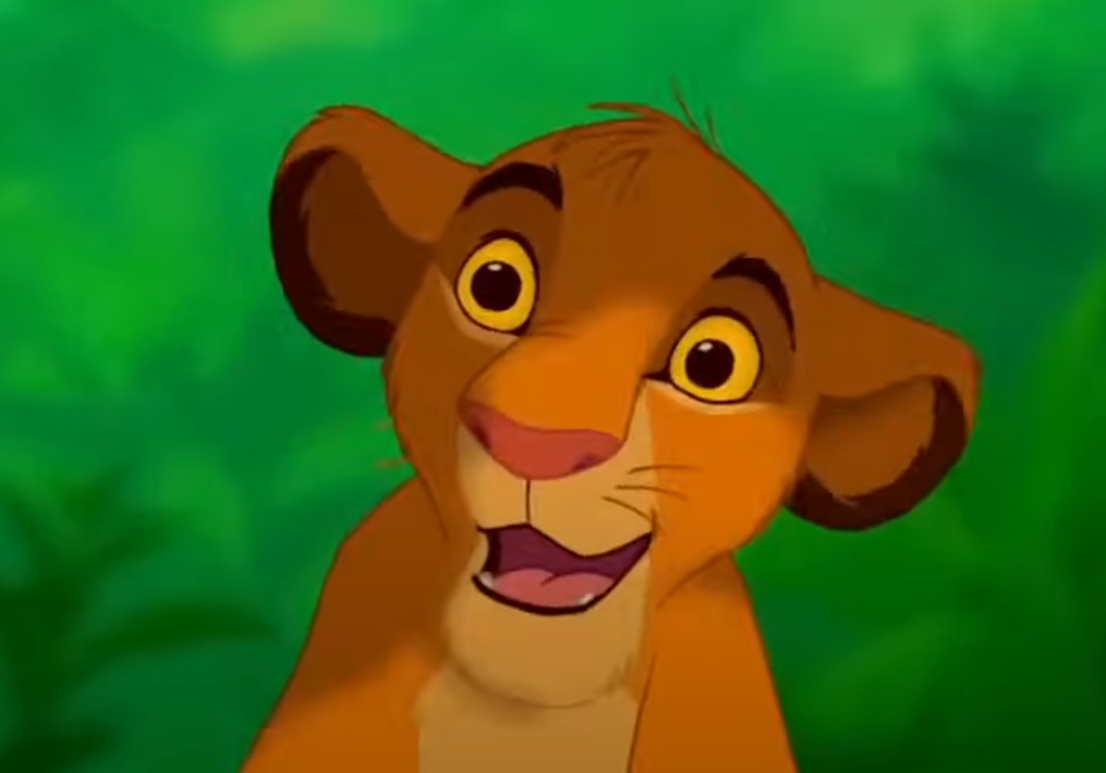 Screenshot from the animated movie The Lion King (1994)