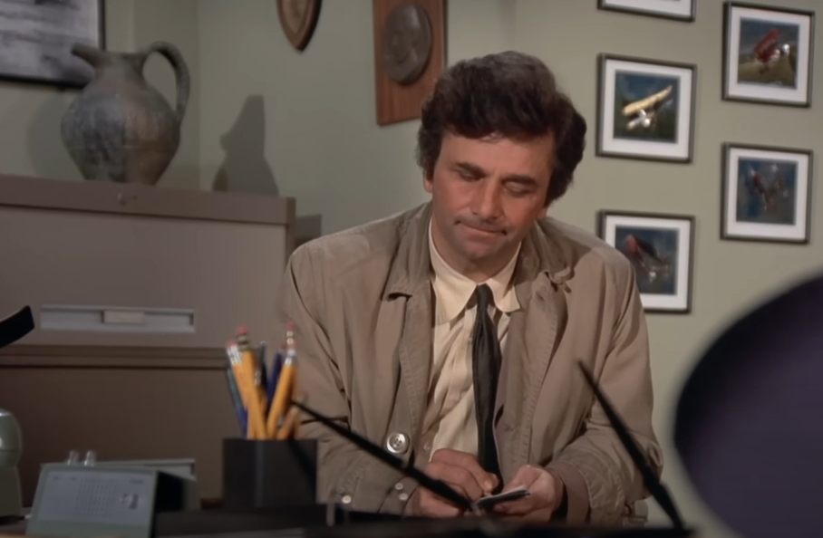 Peter Falk as Columbo