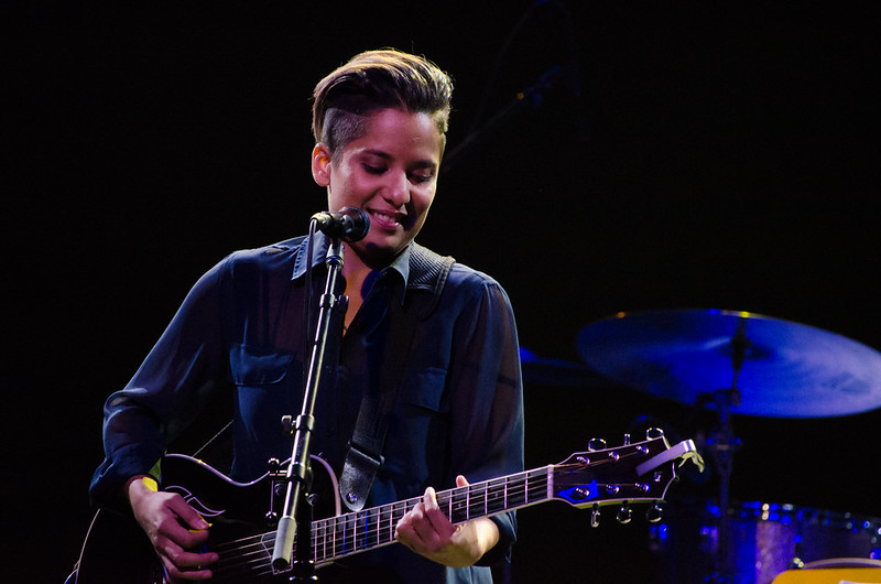 Vicci Martinez in black shirt