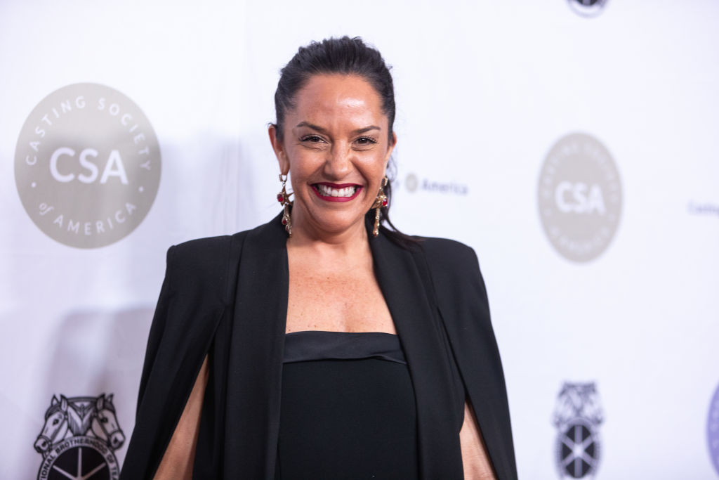 Michelle McNulty in black outfit