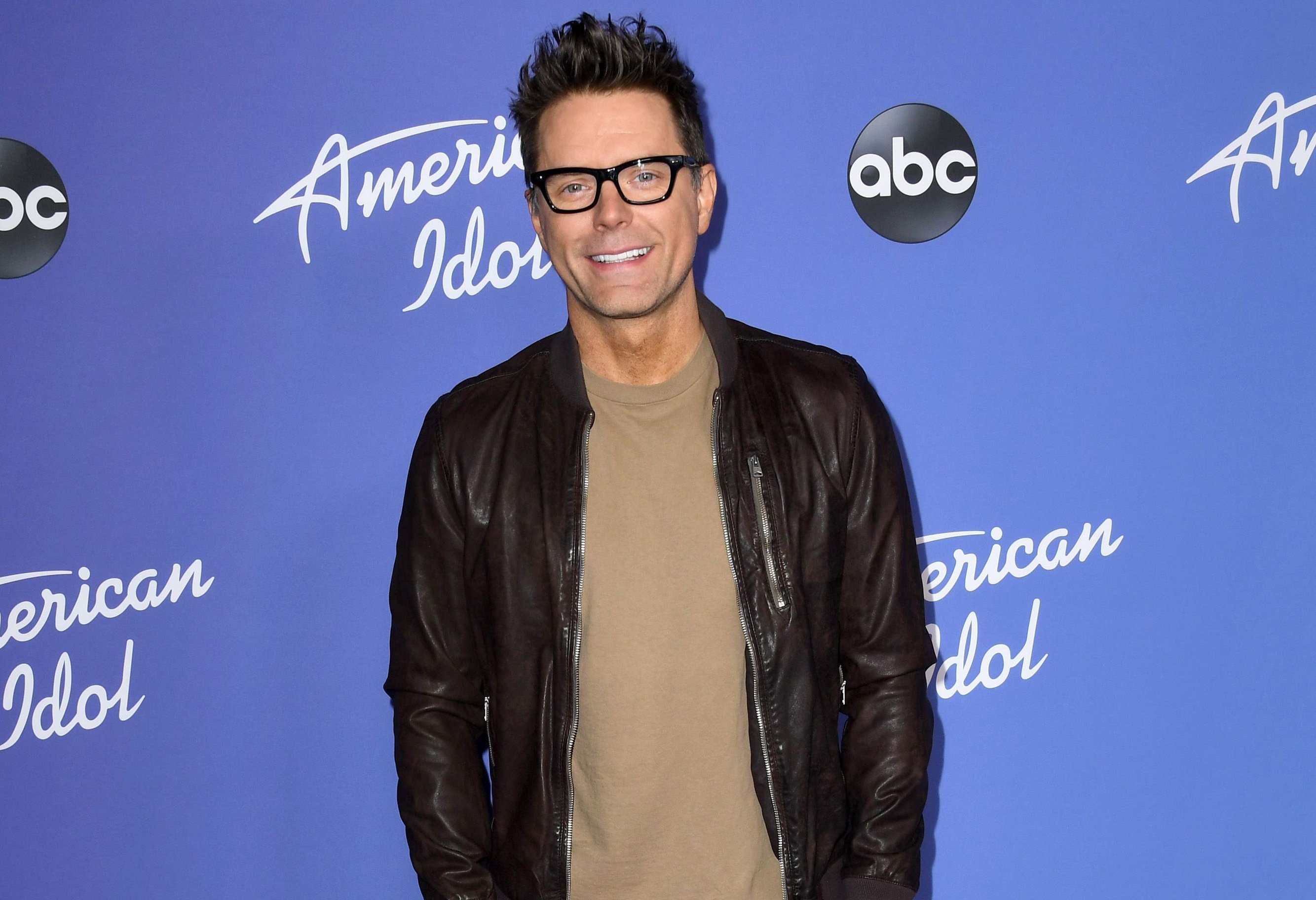 Bobby Bones in a black jacket