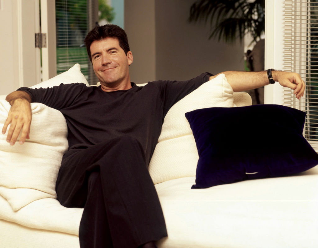 Simon Cowell in black outfit