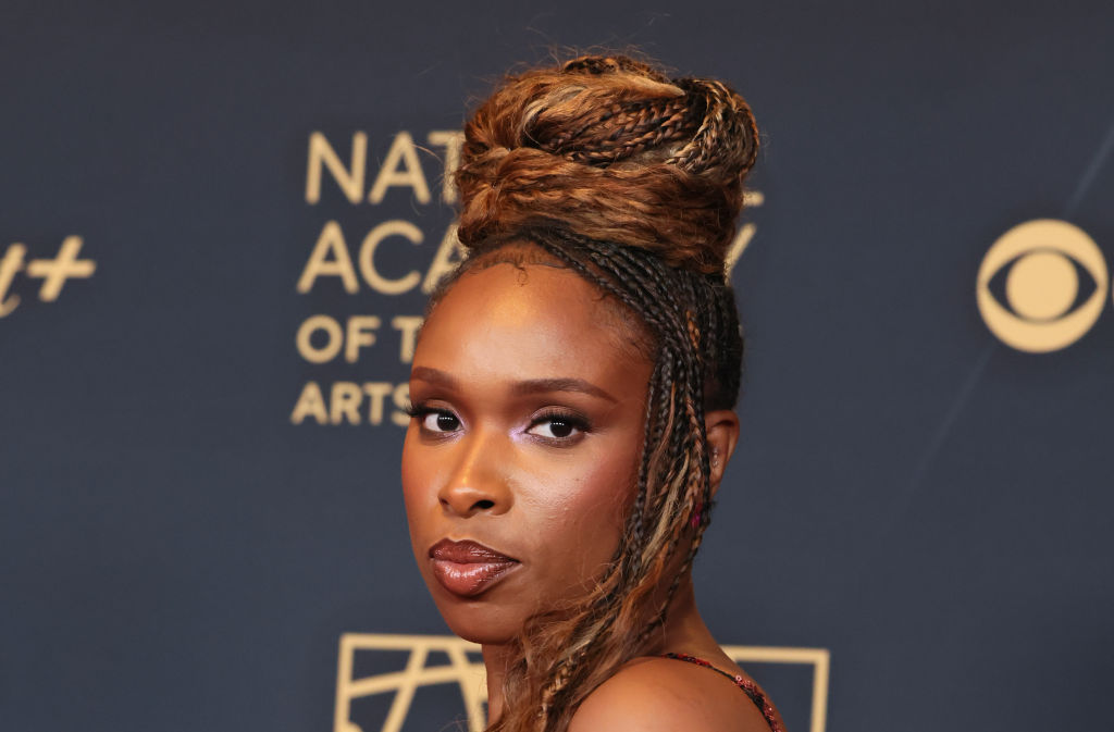 Jennifer Hudson with braided hair