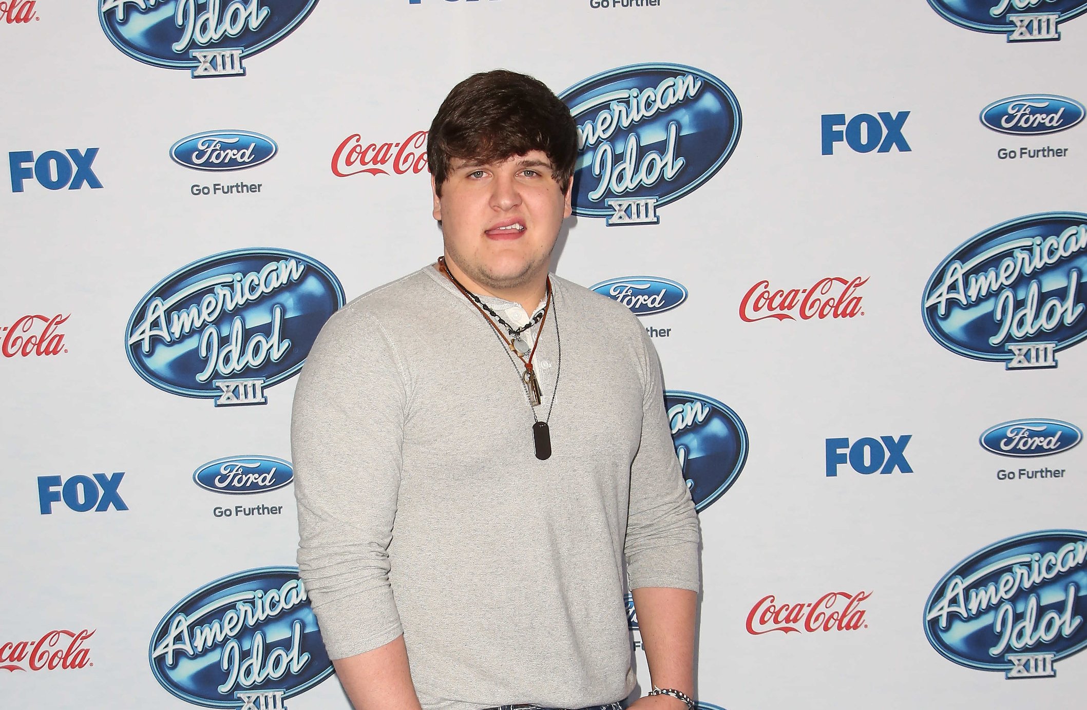 Dexter Roberts in a gray shirt