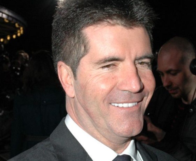 Simon Cowell in white shirt