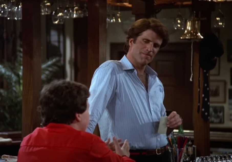 Screenshot from the American television sitcom Cheers (1982-1993)