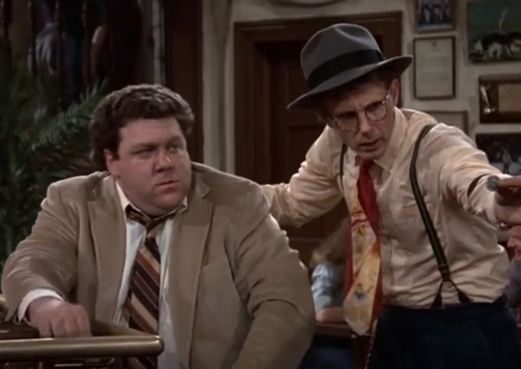 Screenshot from the American television sitcom Cheers (1982-1993)