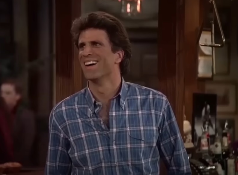Screenshot from the American television sitcom Cheers (1982-1993)