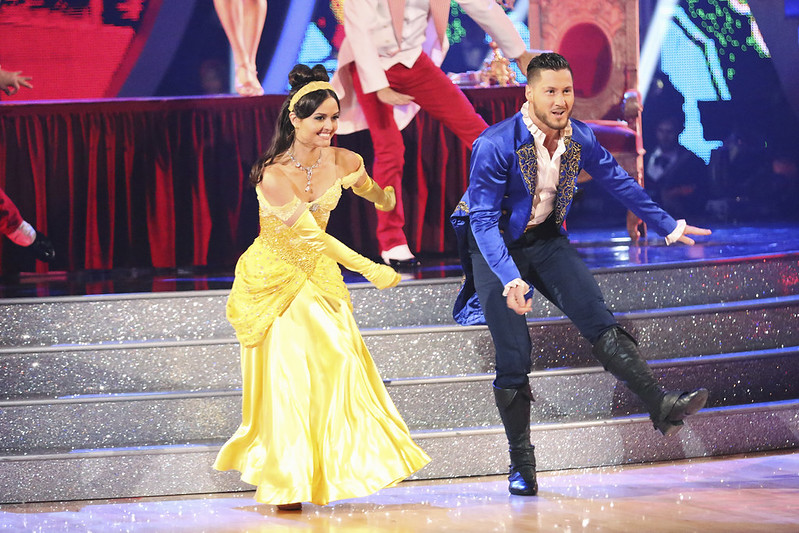 Dancing couple on the stage