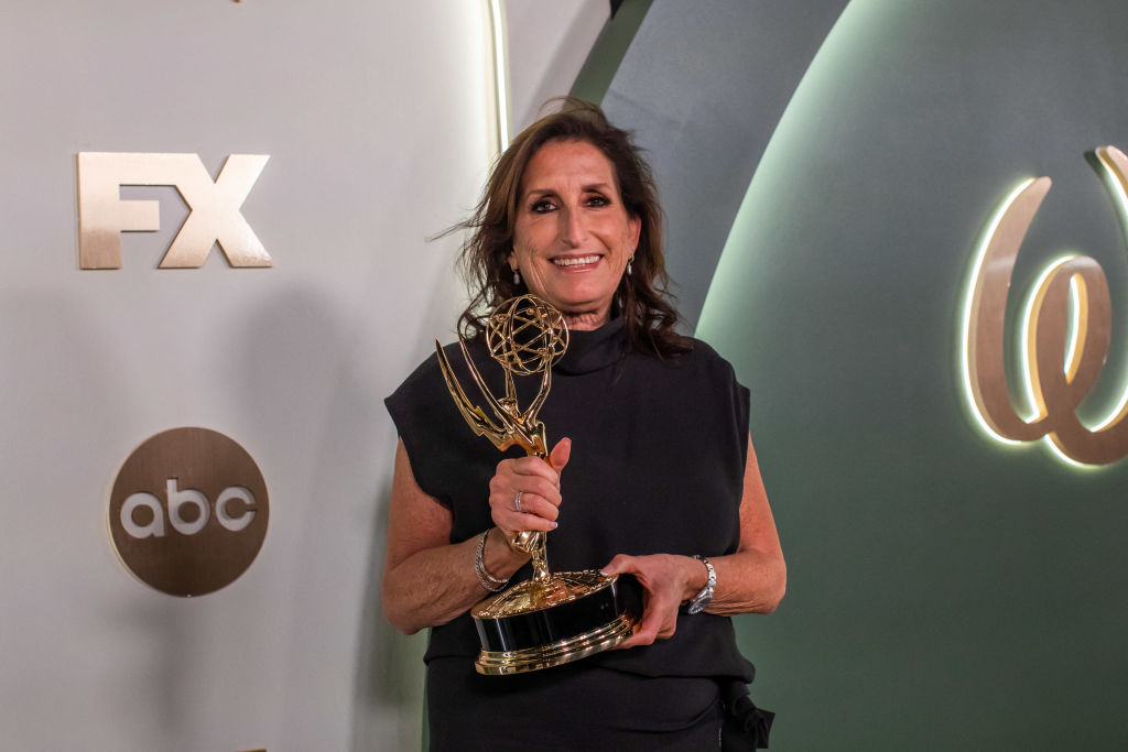 Deena Katz in a black shirt