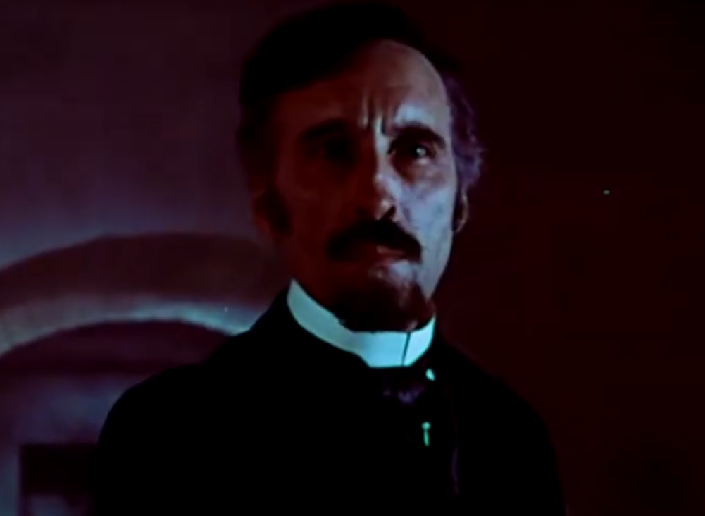 Screenshot from the movie The Creeping Flesh (1973)