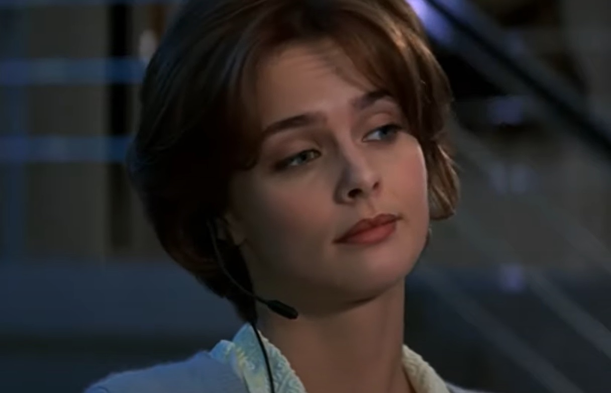 Screenshot from the movie GoldenEye (1995) Izabella Scorupco as Natalya Simonova