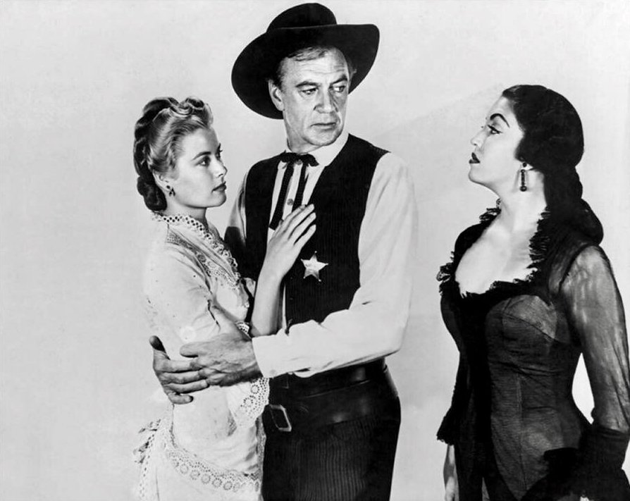 Grace Kelly, Gary Cooper & Katy Jurado