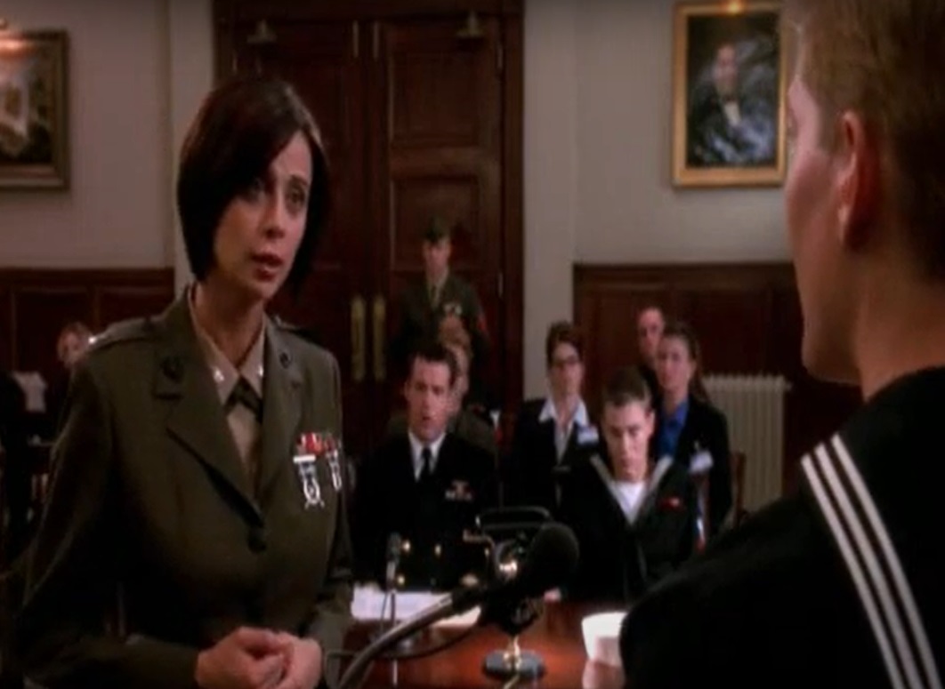 Screenshot from the American legal drama TV series JAG (1995-2005)