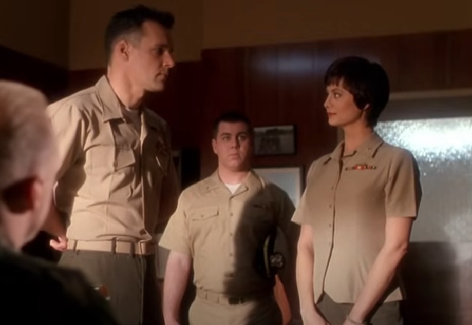 Screenshot from the American legal drama TV series JAG (1995-2005)