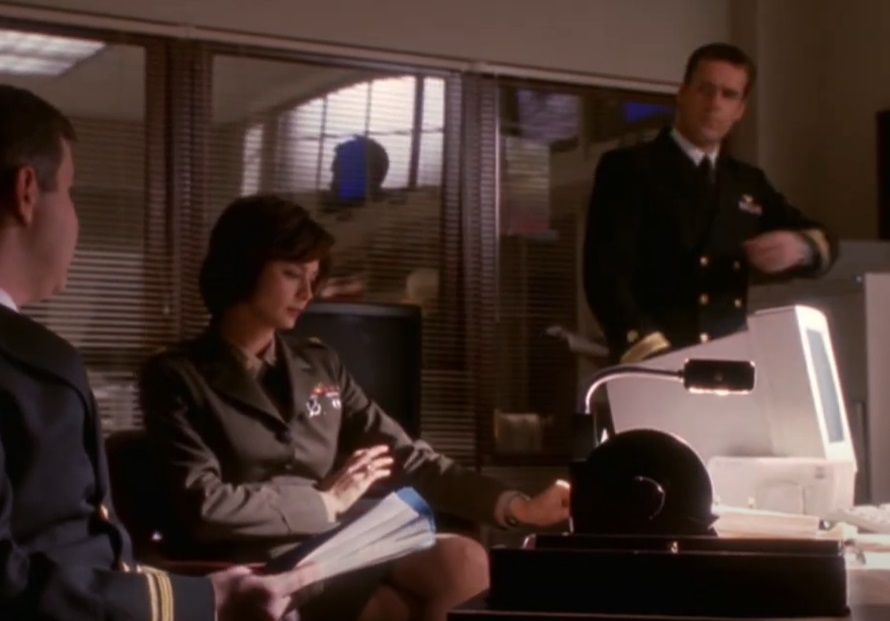 Screenshot from the American legal drama TV series JAG (1995-2005)