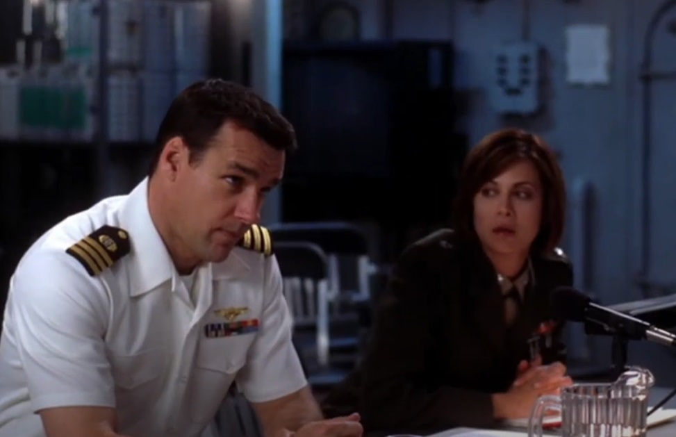 Screenshot from the American legal drama TV series JAG (1995-2005)