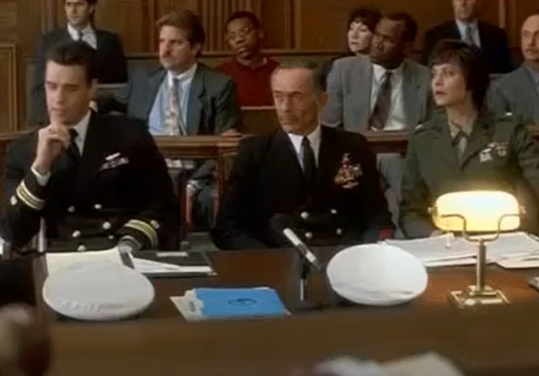 Screenshot from the American legal drama TV series JAG (1995-2005)