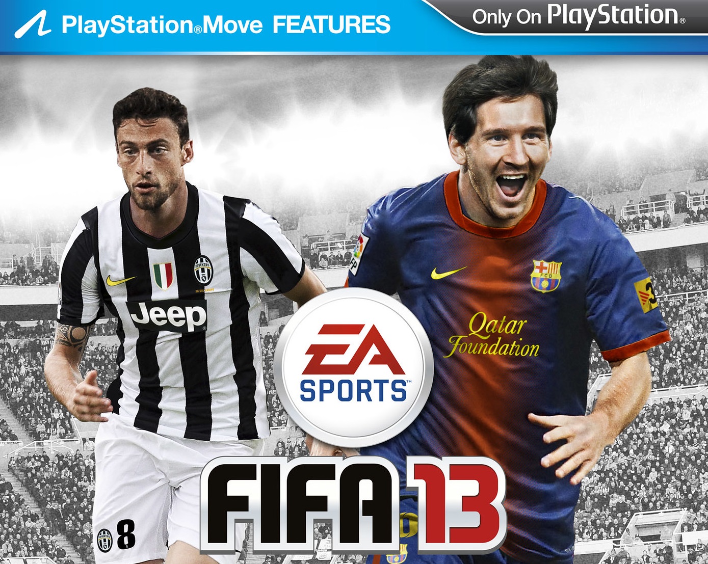 FIFA 13 Italian cover: Messi and Marchisio