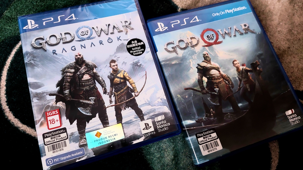 Blu-ray disc games (PS4), God of war