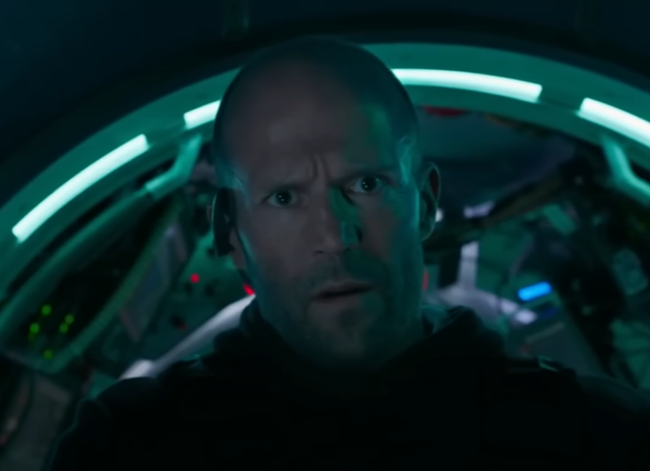 Screenshot of Jason Statham from - The Meg (2018)