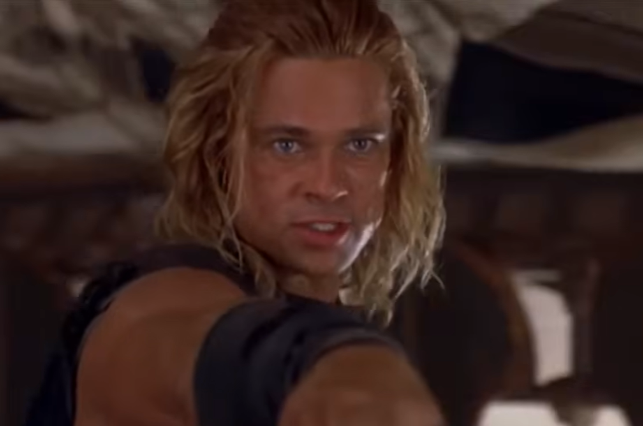 Screenshot of Brad Pitt from - Troy (2004)