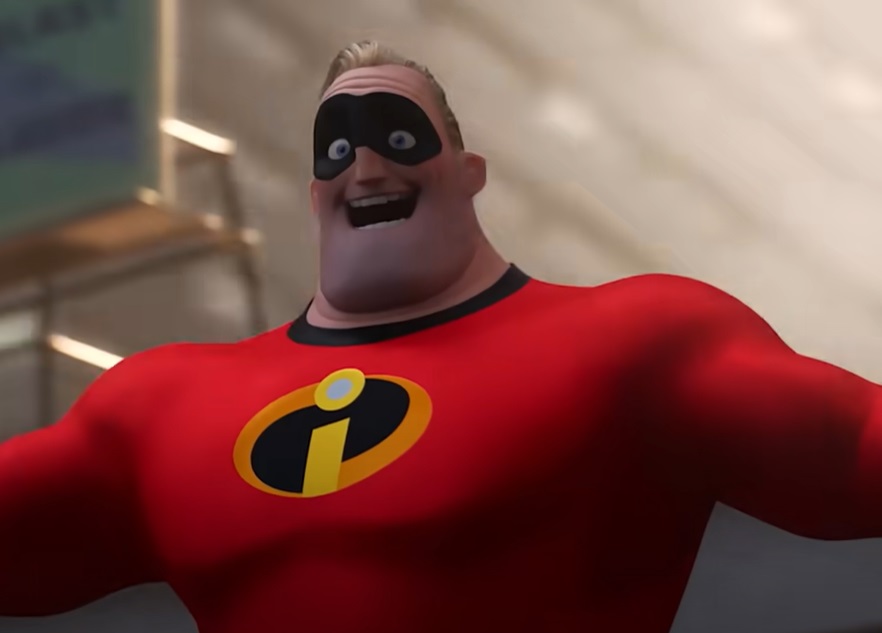 Screenshot from the animated movie Incredibles 2 (2018)