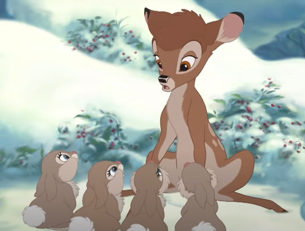 Screenshot from the animated movie Bambi II (2006)