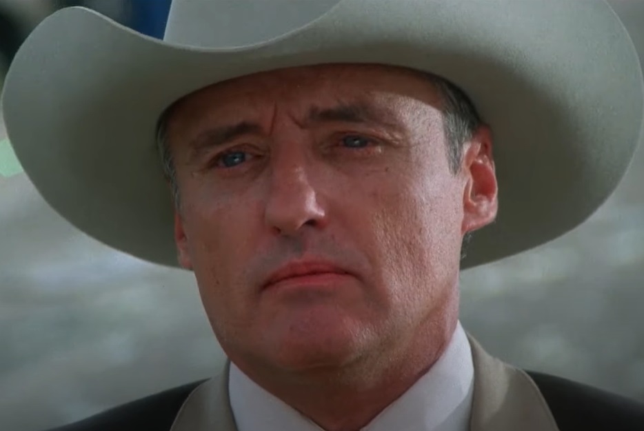 Screenshot from the movie The Texas Chainsaw Massacre 2 (1986)