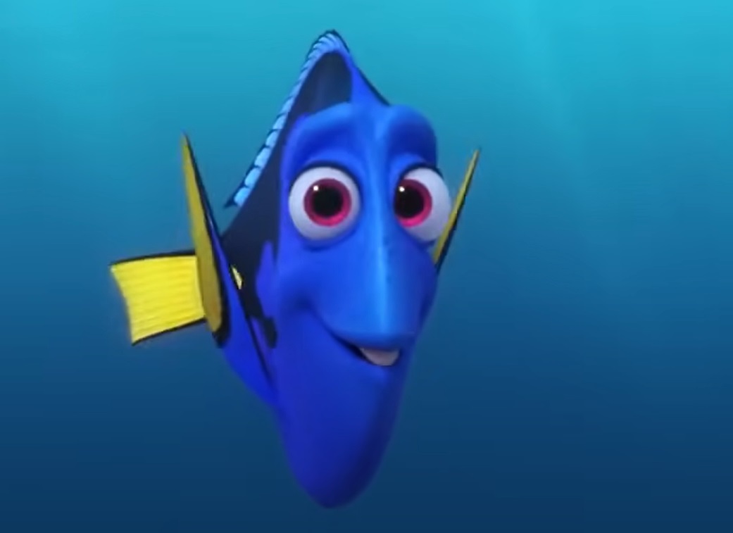 Screenshot from the animated movie Finding Dory (2016)