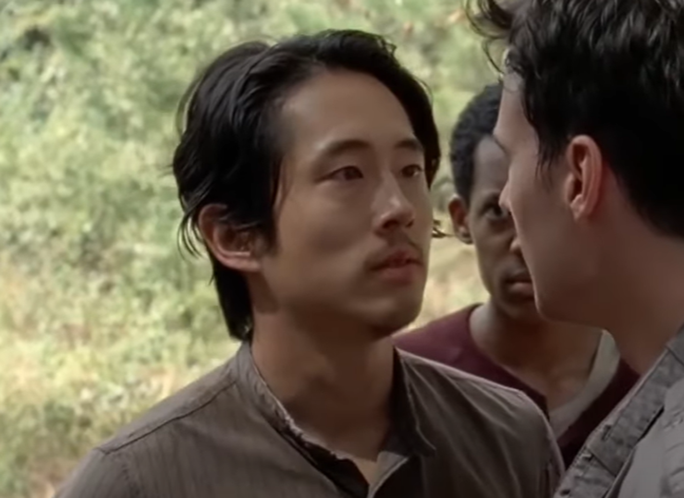 Screenshot of Steven Yeun (Glenn) from - The Walking Dead (2010-22)