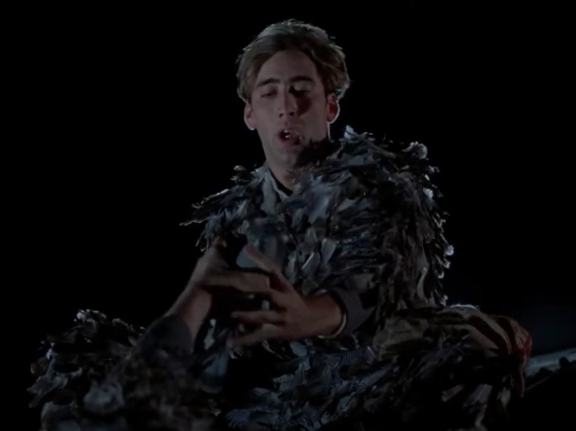 A visually captivating still taken from a pivotal moment in the film Birdy (1984)