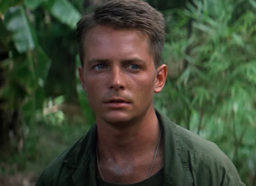 A visually captivating still taken from a pivotal moment in the film Casualties of War (1989)