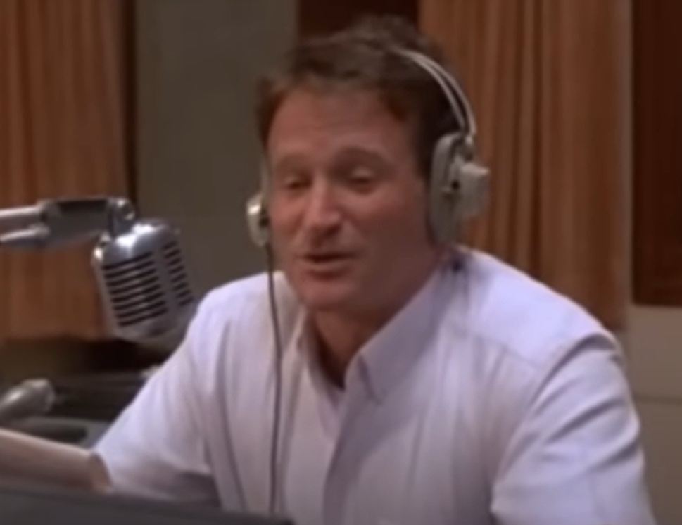 A visually captivating still taken from a pivotal moment in the film Good Morning, Vietnam (1987)