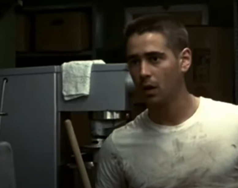 A visually captivating still taken from a pivotal moment in the film Tigerland (2000)