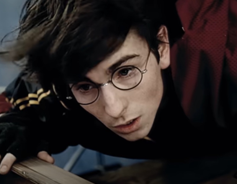 A visually captivating still taken from a pivotal moment in the documentary film David Holmes: The Boy Who Lived (2023)