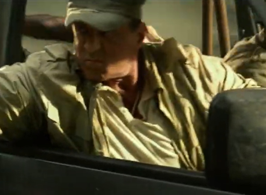 A visually captivating still taken from a pivotal moment in the film The Expendables 3 (2014)