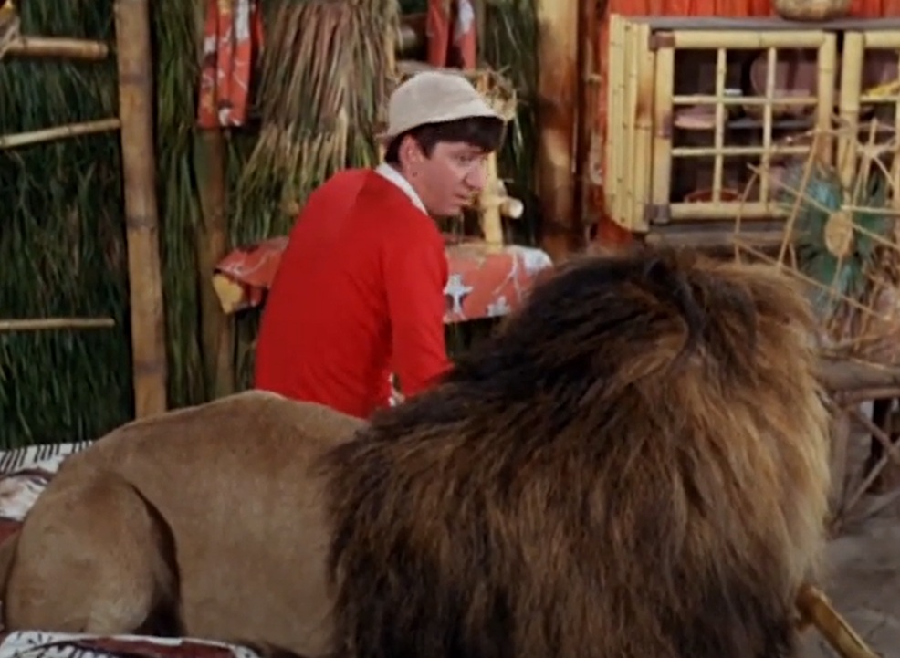 A visually captivating still taken from a pivotal moment in the television series Gilligan's Island (1964-1967)