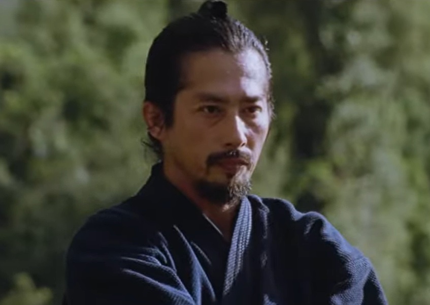 A visually captivating still taken from a pivotal moment in the film The Last Samurai (2003)