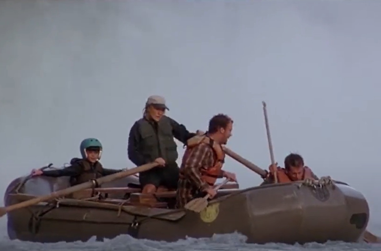 A visually captivating still taken from a pivotal moment in the film The River Wild (1994)