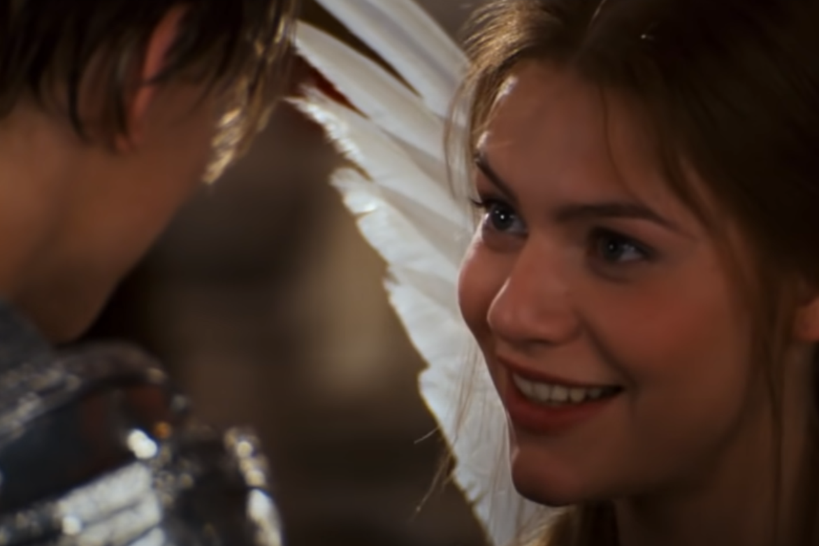 Screenshot of the movie Romeo + Juliet
