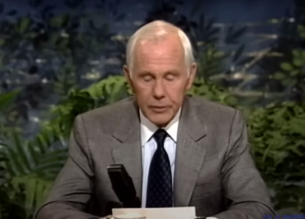 Screenshot of the TV Show The Tonight Show Starring Johnny Carson
