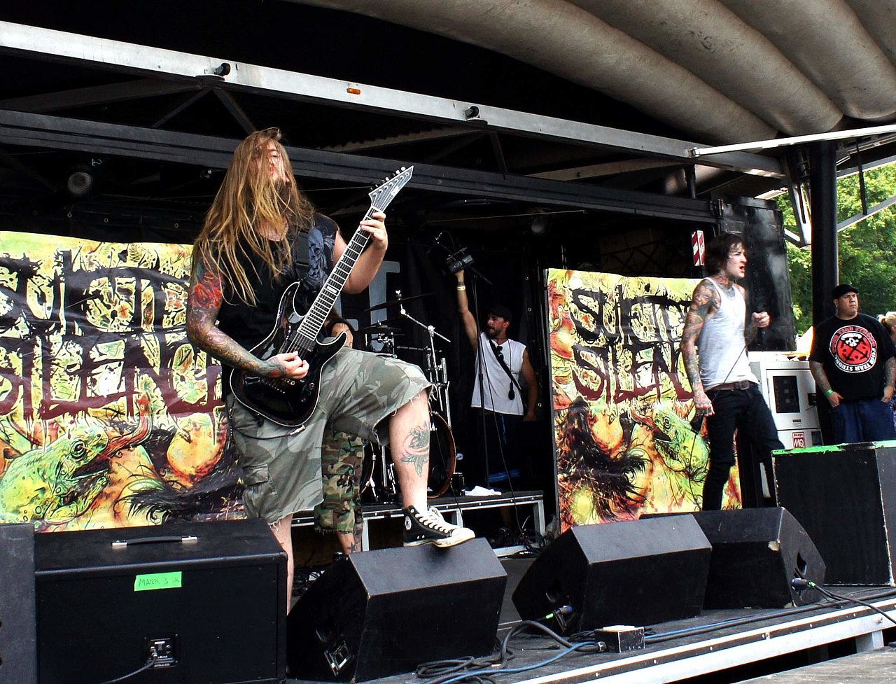 Suicide Silence on stage