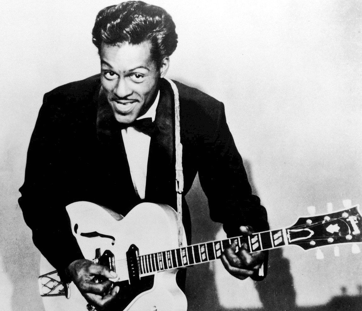 Publicity photo of Chuck Berry 1957