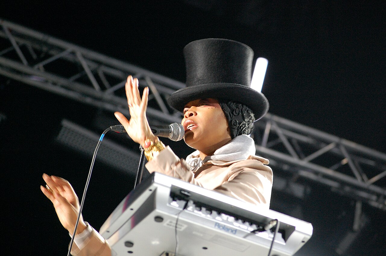 Erykah Badu on stage