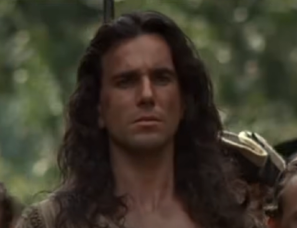 Screenshot of Daniel Day-Lewis from - The Last of the Mohicans (1992)